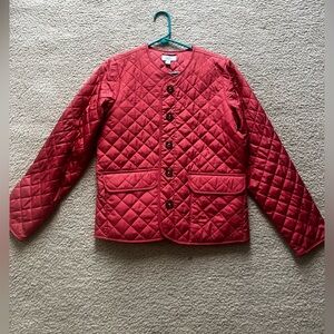 Croft & Barrow Kids Quilted Jacket in Deep Red